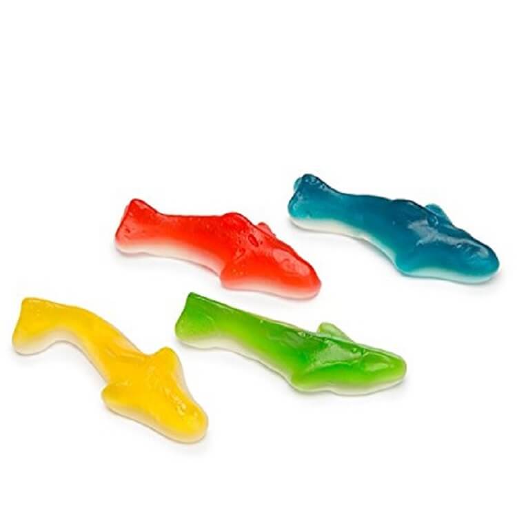 Assorted Colored Sharks - Halal